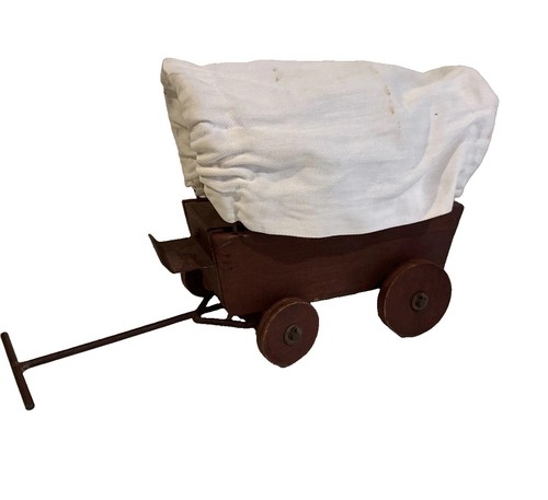 Vintage wooden covered wagon - vintage,