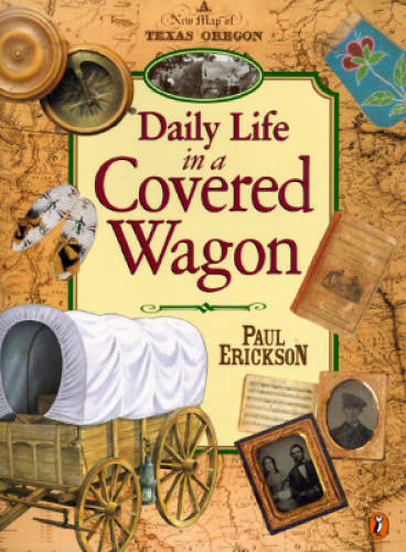 Daily life covered wagon - life, a