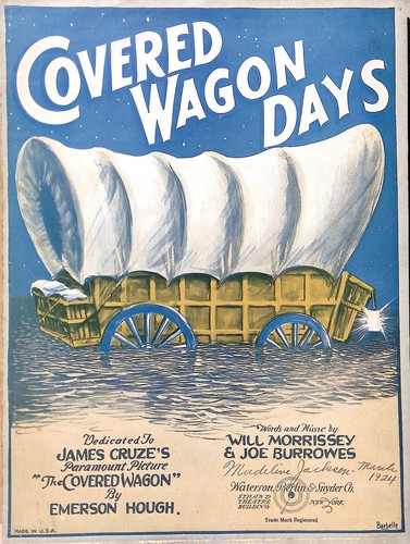 Covered wagon days sheet music - covered,