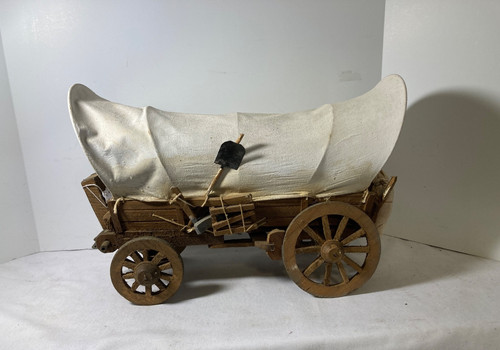 Covered wagon conestoga - covered, wooden